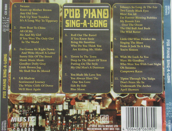 Unknown Artist : Pub Piano Sing-A-Long (50 All Time Favourite Tunes) (CD, Comp)