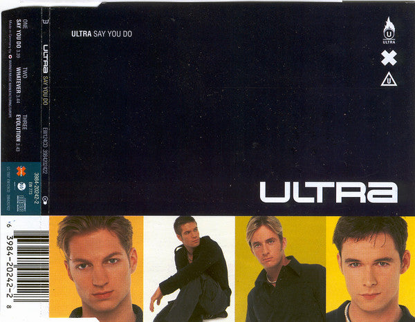 Ultra (8) : Say You Do (CD, Single, CD1)