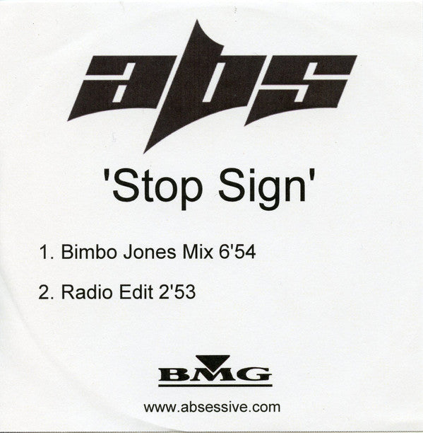 Abs (3) : Stop Sign (CDr, Single, Promo)