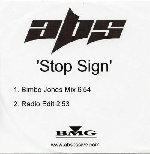 Abs (3) : Stop Sign (CDr, Single, Promo)