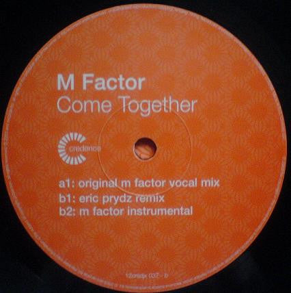 M Factor : Come Together (12", Promo)