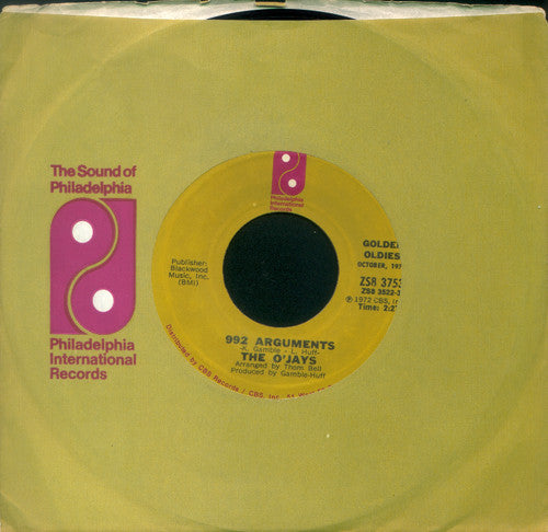 O'Jays* : Back Stabbers / 992 Arguments (7", Styrene)