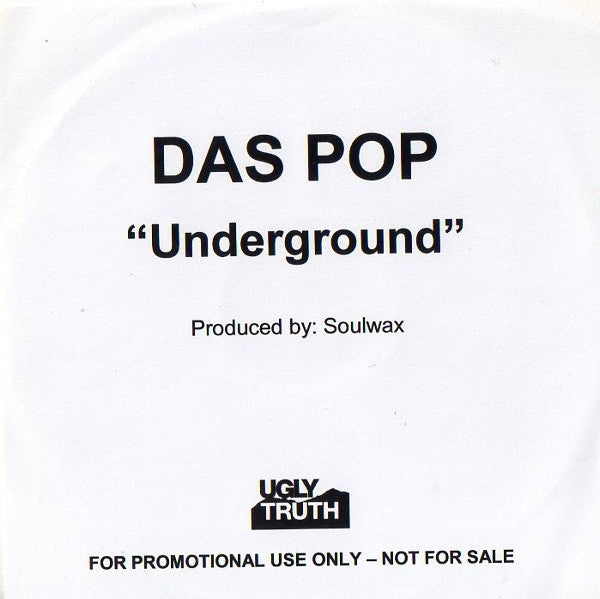 Das Pop : Underground (CDr, Single, Promo)