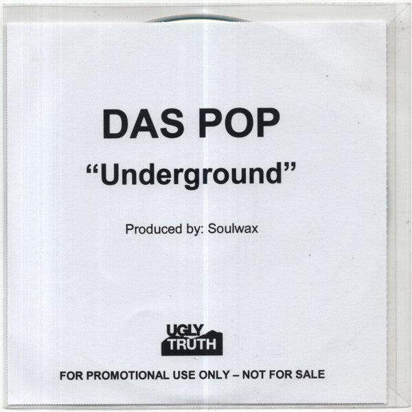 Das Pop : Underground (CDr, Single, Promo)
