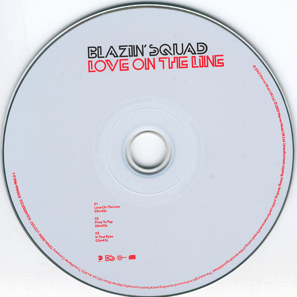 Blazin' Squad : Love On The Line (CD, Single, CD2)
