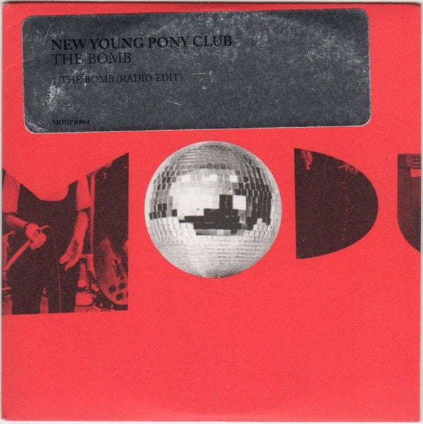 New Young Pony Club : The Bomb (CD, Single, Promo, Car)