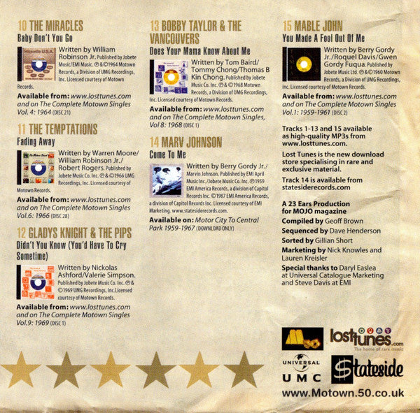 Various : Motown Nuggets (CD, Comp)