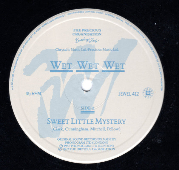 Wet Wet Wet : Sweet Little Mystery (12", Single)