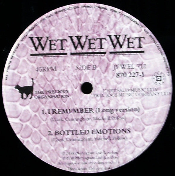 Wet Wet Wet : Temptation (12", Single)