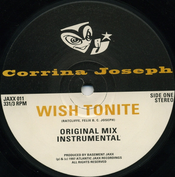 Corrina Joseph : Wish Tonite / Lonely (12")