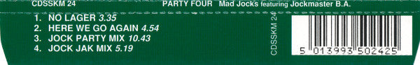 Mad Jocks Feat. Jockmaster B.A. : Party Four  (CD, Maxi)