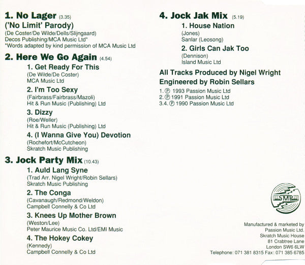 Mad Jocks Feat. Jockmaster B.A. : Party Four  (CD, Maxi)