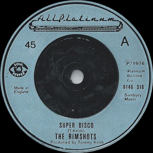 The Rimshots : Super Disco (7")