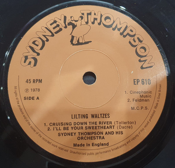 Sydney Thompson And His Orchestra : Lilting Waltzes / Tangos (7", EP)