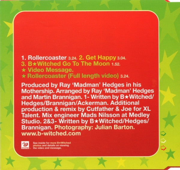 B*Witched : Rollercoaster (CD, Single, Enh)