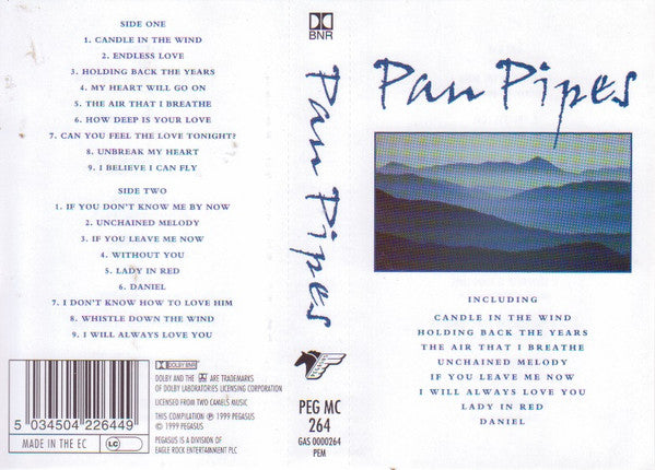 Unknown Artist : Pan Pipes (Cass, Comp)