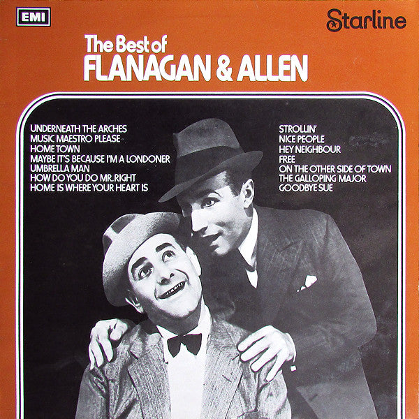 Flanagan And Allen : The Best Of Flanagan And Allen (LP, Comp)
