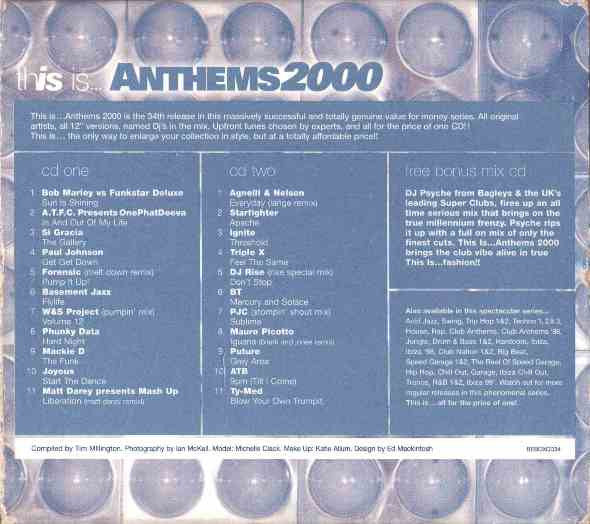 Various : This Is... Anthems 2000 (2xCD, Comp + CD, Mixed + Box)