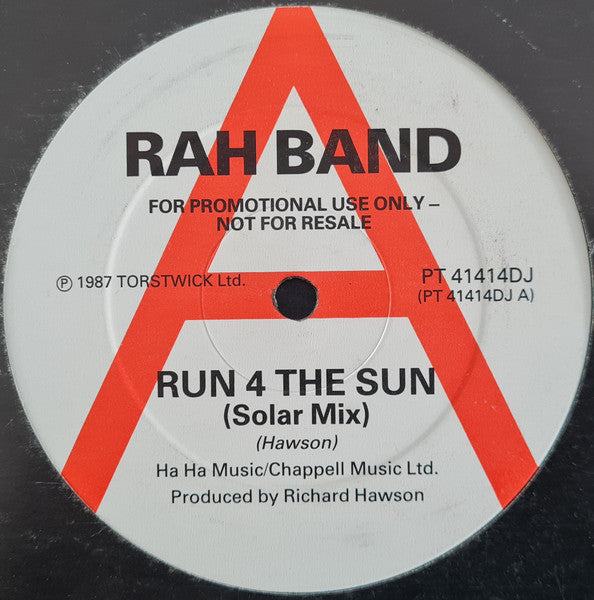 RAH Band : Run 4 The Sun (12", Promo)