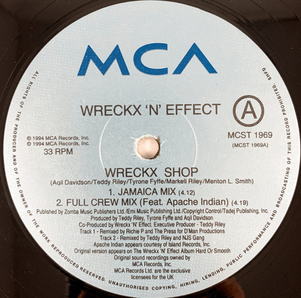 Wrecks-N-Effect : Wreckx Shop (12", Single)