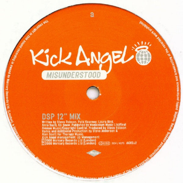 Kick Angel : Misunderstood (12", Promo)