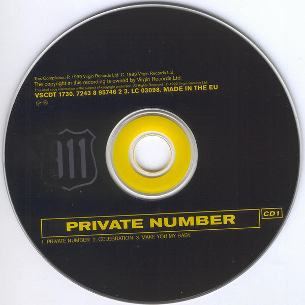 911 (4) : Private Number (CD, Single, CD1)