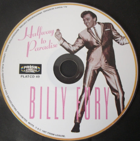 Billy Fury : Halfway To Paradise (CD, Comp)