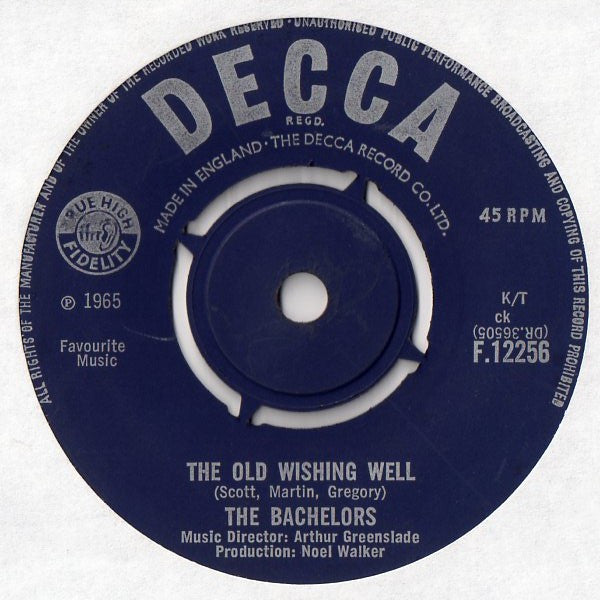 The Bachelors : In The Chapel In The Moonlight (7", Single)