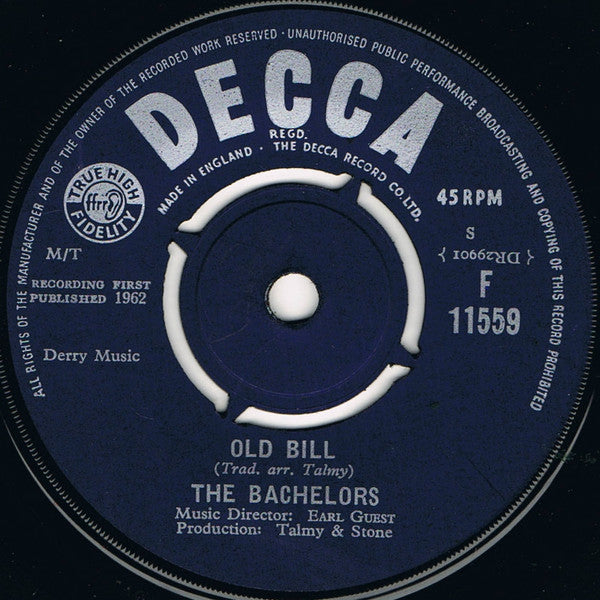 The Bachelors : Charmaine (7", Single, RP)