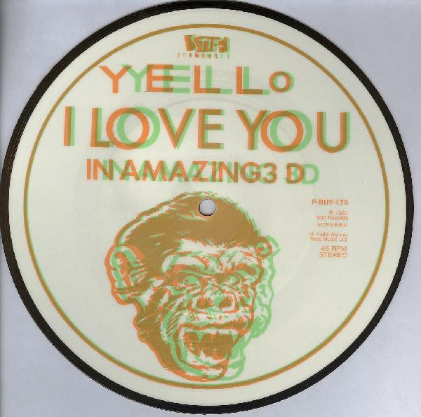 Yello : I Love You (In Amazing 3 D) (7", S/Sided, Pic)
