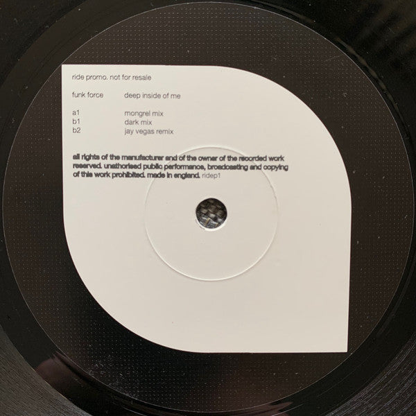 Funk Force : Deep Inside Of Me (12", Promo)