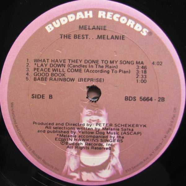Melanie (2) : The Best ... (2xLP, Comp, RE, Gat)