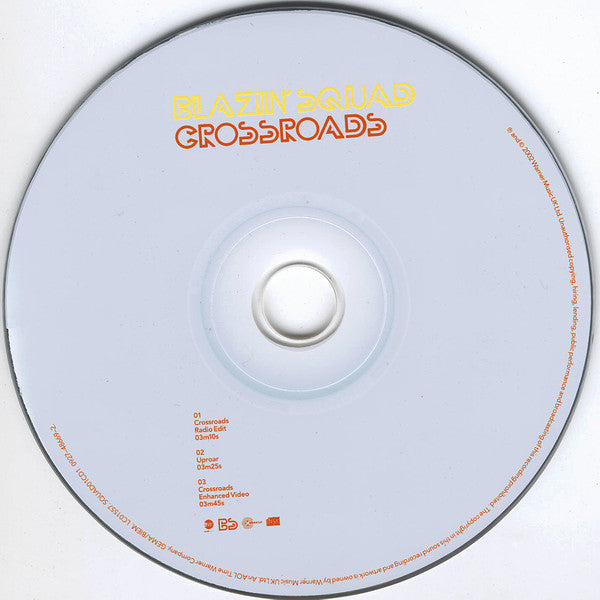 Blazin' Squad : Crossroads (CD, Single, Enh, CD1)