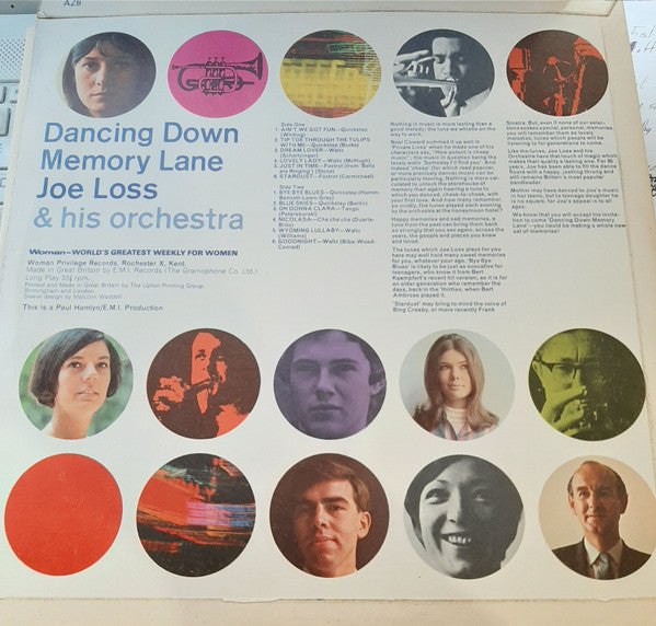 Joe Loss & His Orchestra : Dancing Down Memory Lane (LP, Mono)