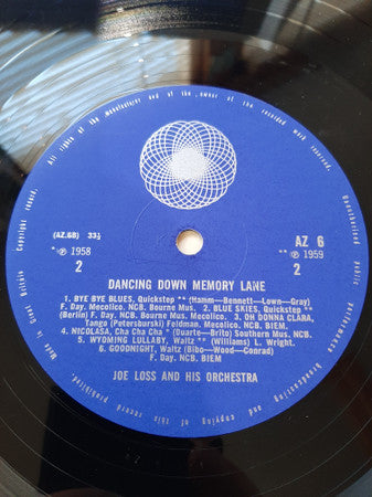 Joe Loss & His Orchestra : Dancing Down Memory Lane (LP, Mono)