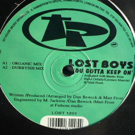 The Lost Boys (5) : You Gotta Keep On (12")