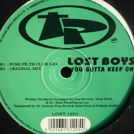 The Lost Boys (5) : You Gotta Keep On (12")