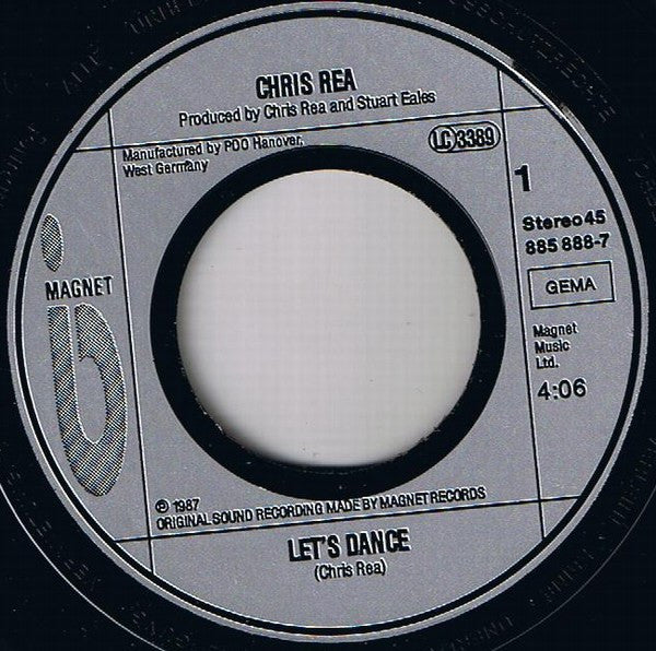 Chris Rea : Let's Dance (7", Single)