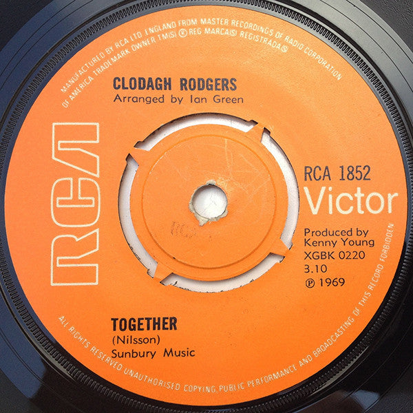 Clodagh Rodgers : Goodnight Midnight (7", Single, Kno)