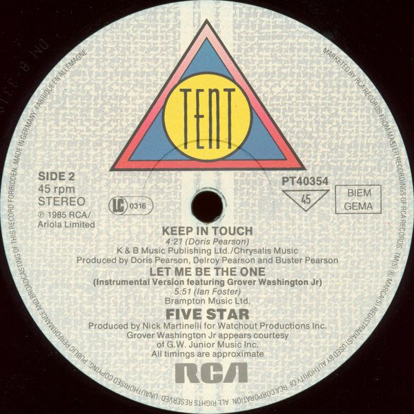 Five Star : Love Take Over (12")