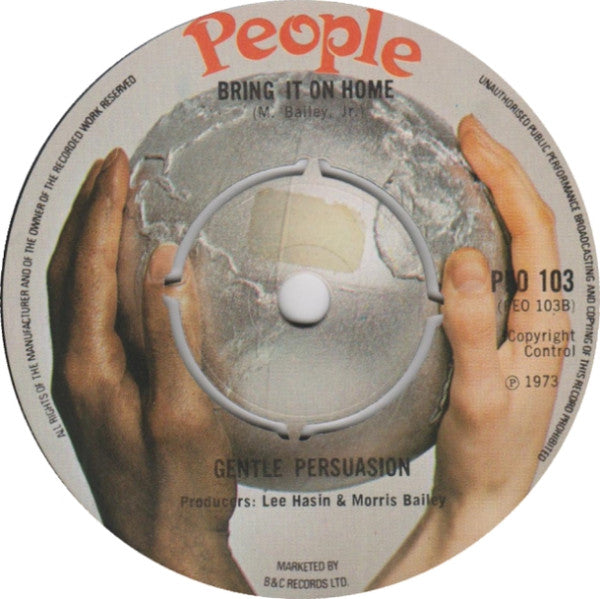 Gentle Persuasion : Dynamite Explodes / Bring It On Home (7")