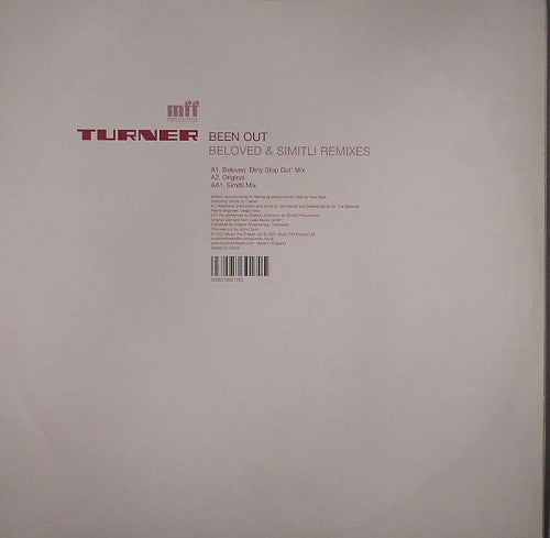 Turner : Been Out (Beloved And Simitli Remixes) (12")