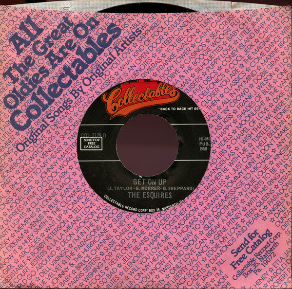 The O'Kaysions / The Esquires : Girl Watcher / Get On Up (7")