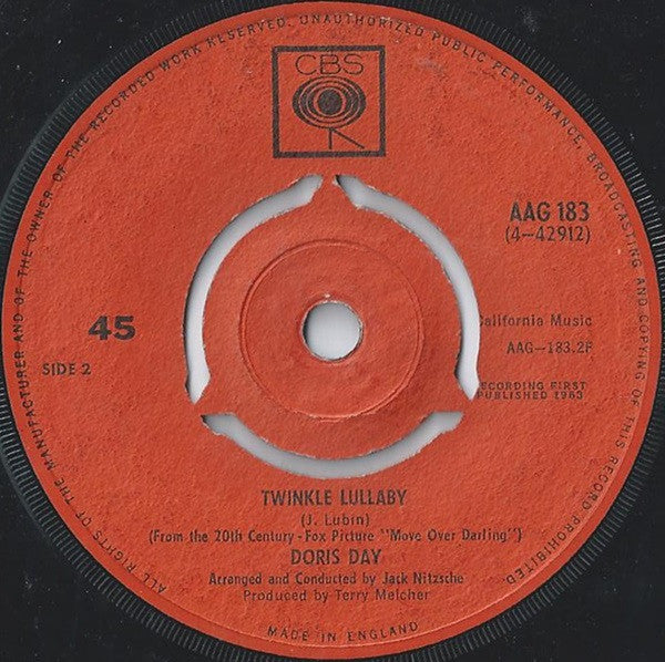Doris Day : Move Over Darling (7", Single)