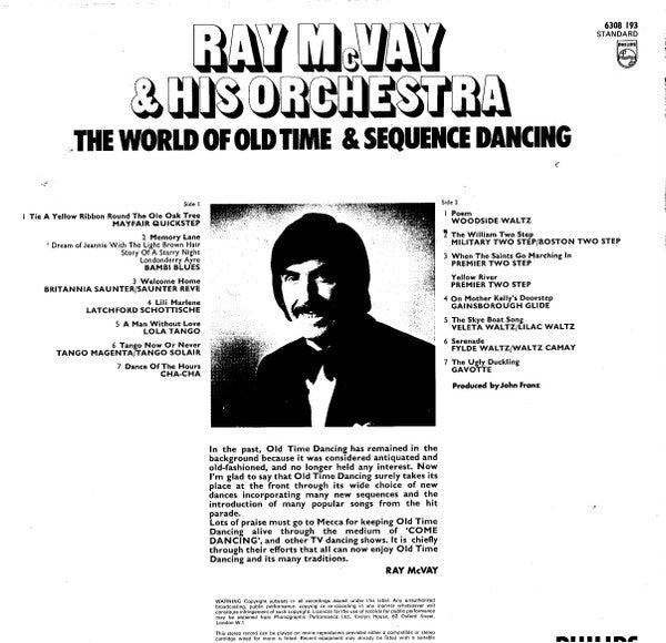 Ray McVay & His Orchestra : The World Of Old Time & Sequence Dancing (LP, Album)