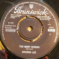 Brenda Lee : Too Many Rivers (7", Single)