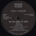 Tony Ransom : In The Name Of Love (12", Bla)