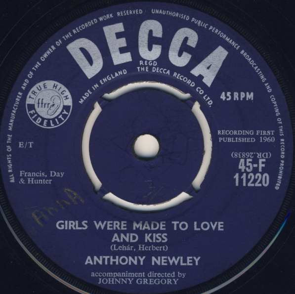Anthony Newley : Do You Mind (7", Single)