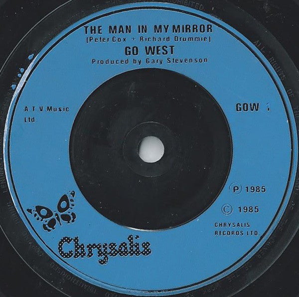 Go West : Call Me (7", Single, Blu)