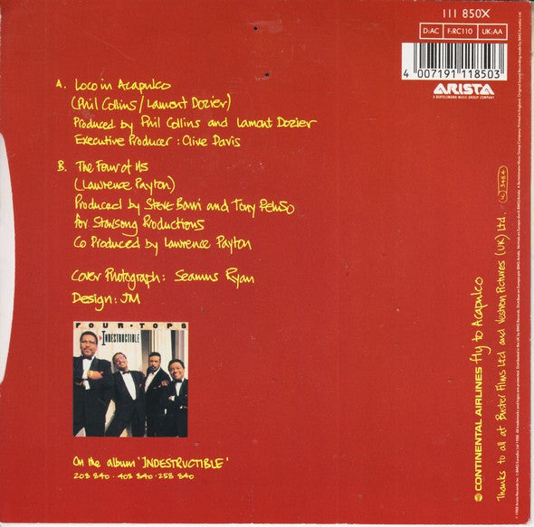 Four Tops : Loco In Acapulco (7", Single, S/Edition)